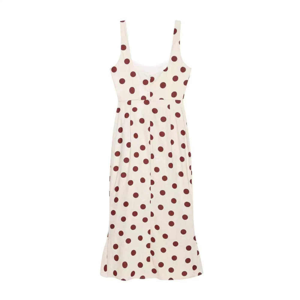 ZARA Summer Sexy Polka Dot Spaghetti Strap Dress